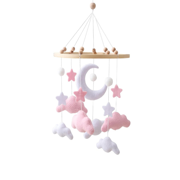 GOODMOM Cloud Mobile for Crib - A Handmade Gender Neutral Cloud Crib Mobile