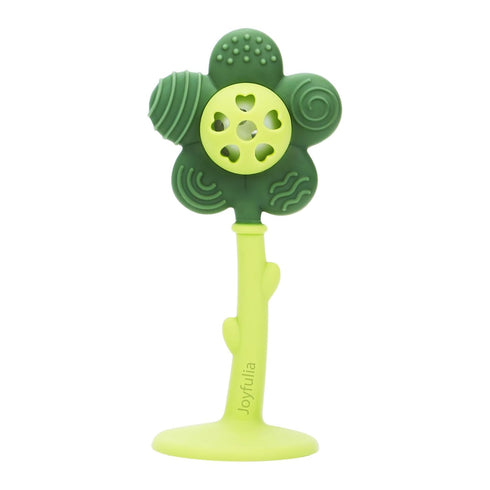 Baby Teething Toys and Rattle 2-in-1 for Babies 0-6 6-12 Months, Food