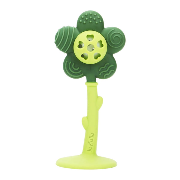 Baby Teething Toys and Rattle 2-in-1 for Babies 0-6 6-12 Months, Food