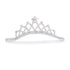 Baby Girl Crown Tiara Headband, Hair Band Headwear Birthday Gift, Princess Tiara Crown (Silver)