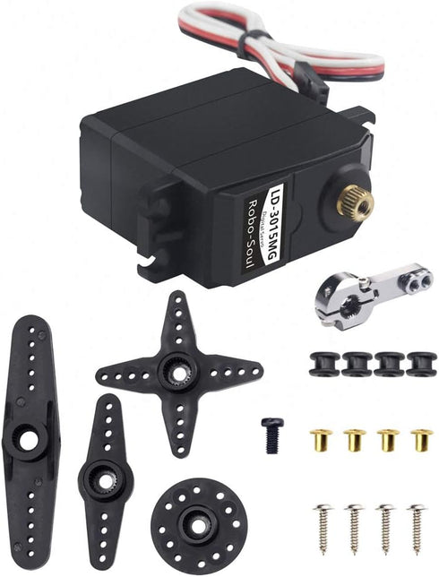 LD-3015MG Standard Full Metal Gear Digital Servo with 17kg High Torque for RC Robot Car