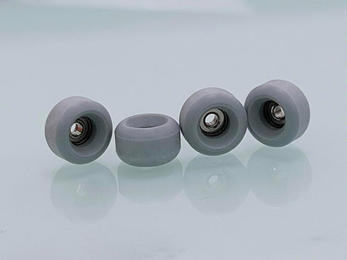 Urethane Pro Fingerboard Wheels Gray 65D, Handmade Bearing Wheel for Ultra Spin Bearings - 7.8 * 5mm