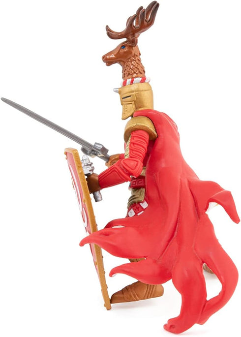 Papo The Medieval Era Figure, Knight Stag Red