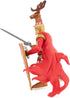 Papo The Medieval Era Figure, Knight Stag Red