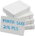 Yuanhe Blank Playing Cards - 216PCS Poker Size Printable Flash Cards for DIY Games