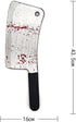 Blood Butcher Plastic Knife - Realistic Horror Plastic Props Toy for Halloween Fools Day Party (Butcher Knife)