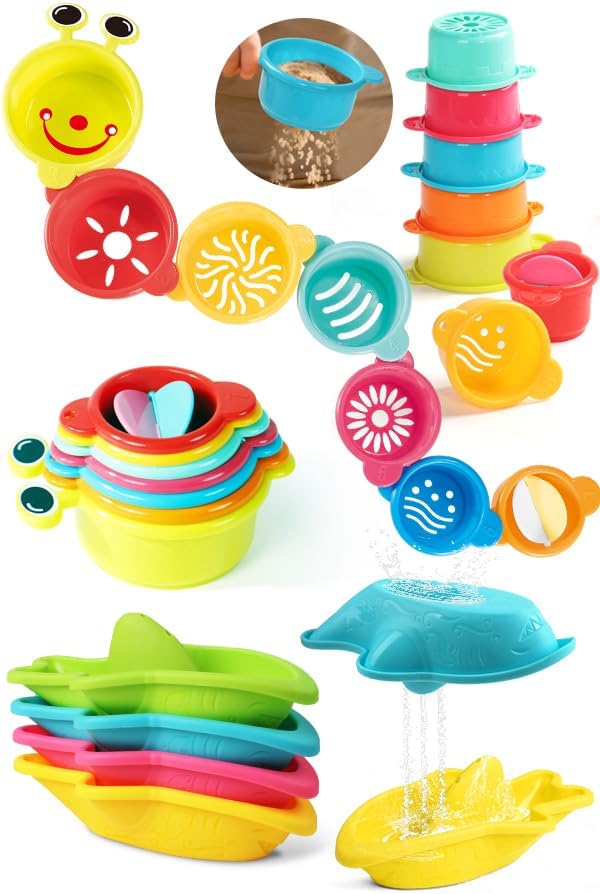 Zeewoo Baby Bath Toys for Kids Ages 1-3 Toddler Bath Toys Mold