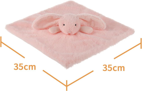 Apricot Lamb Stuffed Animals, Blush Bunny Rabbit Security Blanket, Luxury Snuggler Plush Baby Lovey for Infant Nursery