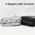 3 3 pcs Hook and Loop Fasteners Design Baby Reusable Cloth Diapers with Microfier Inserts (Animals Prints)