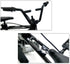 Jizlan 1/18 Black Diecast Bike Action Figure Toy,Mini Finger Mountain Bike Bicycle Art Crafts Desktop Decor Finger