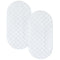 Bassinet Mattress Pad Cover Fit for Hourglass/Oval Bassinet Mattress, Waterproof Bassinet Mattress