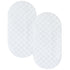 Bassinet Mattress Pad Cover Fit for Hourglass/Oval Bassinet Mattress, Waterproof Bassinet Mattress