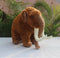 Lifelike Woolly Mammoth Plush, 13" Mammoth Stuffed Animal, Soft Elephant Plush Toy, Cuddly Toys