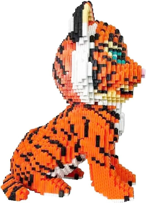 Animal Tiger Micro Building Blocks Set (6488PCS), Gift for Adults and Kids