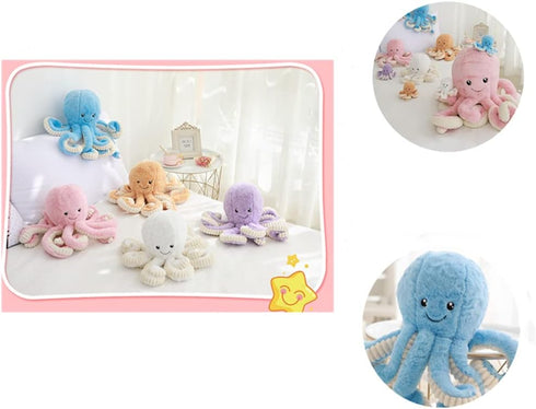 JOSON Cute Octopus Plush Toys, 16 Inch Soft Stuffed Animals for Girls and Boys Adult Birthday
