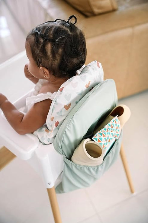 Nibble and Rest Highchair Handy Pocket Pouch, Compatible with IKEA Antilop Highchair,High Chair Accessories, Wipeable