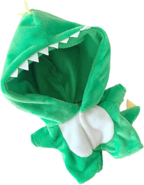 20cm /8" Doll Plush Doll's Clothes Animal one-Piece Garment Suit Pajamas Toys Dolls Accessories (Dinosaur)