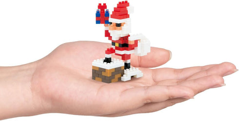 nanoblock - Christmas - Santa Claus on The Chimney, Collection Series Building Kit