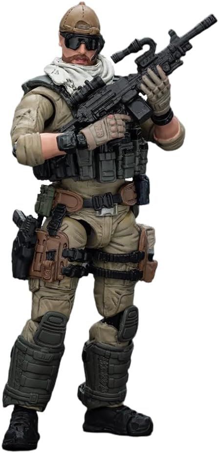 Joytoy 1:18 U.S. Army Delta Figure - Assault Squad Support Gunner 4.17” Hardcore Coldplay Action Figure
