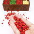 SXFSE 1:12 10 Set Dollhouse Decoration Accessories, Dollhouse Pcs Farm Props Kitchen Miniature Food Play Fruit (Red