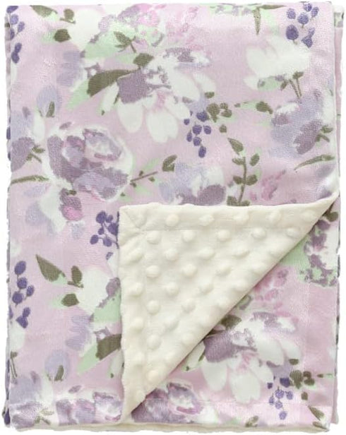 CREVENT Baby Girls Blanket for Crib Stroller Cot Cradle Car, Supper Soft