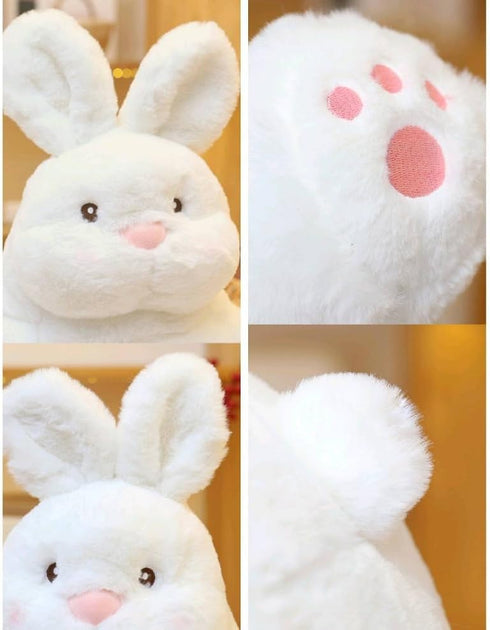 ARELUX 22in Large Bunny Plush Stuffed Animal Hugging Pillow - Soft Giant Fluffy Pillow for Friends Dormitory