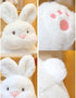 ARELUX 22in Large Bunny Plush Stuffed Animal Hugging Pillow - Soft Giant Fluffy Pillow for Friends Dormitory