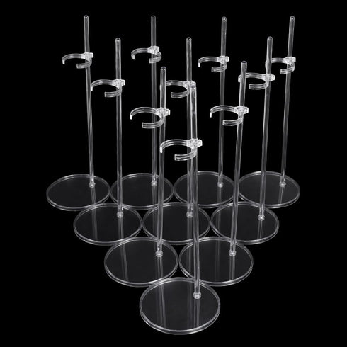 5 Pcs Doll Stands, UCanaan Kids Toys Accessories for 11.8 Inch Dolls Display Holder Suitable for 11''-13'' Dolls