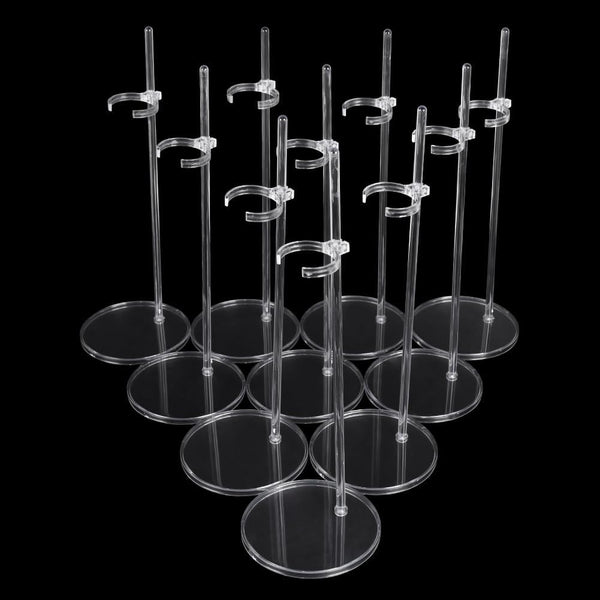 5 Pcs Doll Stands, UCanaan Kids Toys Accessories for 11.8 Inch Dolls Display Holder Suitable for 11''-13'' Dolls
