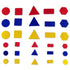 hand2mind Foam Attribute Blocks Student Kit, Geometry Set, Preschool Learning, Set of 60 Blocks