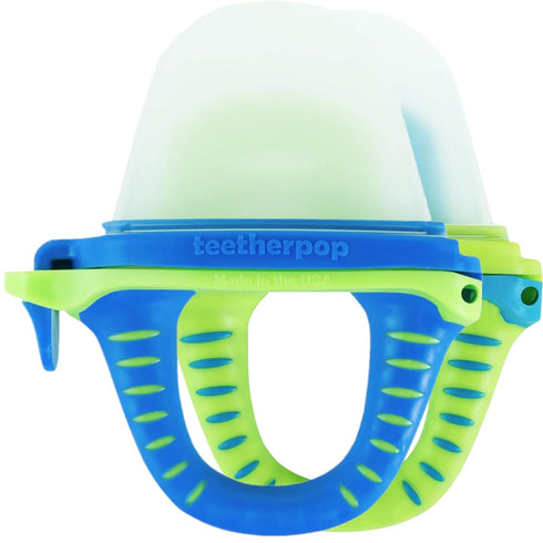 Teetherpop Fillable Freezable Teethers for Babies - Breastmilk Teether with Spill-Proof Sippy
