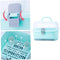 KOMBIUDA Portable Milk Bottle Storage Case Green Bottle Organizer for Travel and