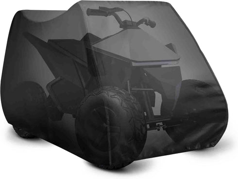 Kids Car Cover Waterproof Heavy Duty 300D Oxford Protector for Tesla Cyberquad, Large Ride On Truck Toys with Storage