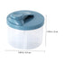 HAKIDZEL 2 pcs Formula Dispenser Milk Powder Box Portable Four-Compartment Storage Container Travel Feeding Organizer