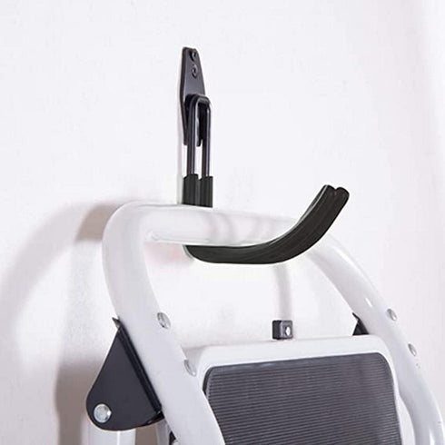 Wall Mount Baby Stroller Hanger, Steel Garage Tool Storage Organizer, Baby Stroller Rack Holder (Black)