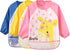 JNINTH Baby Bibs Waterproof and Wipeable - Eat and Play Smock Apron (6-36 Months)