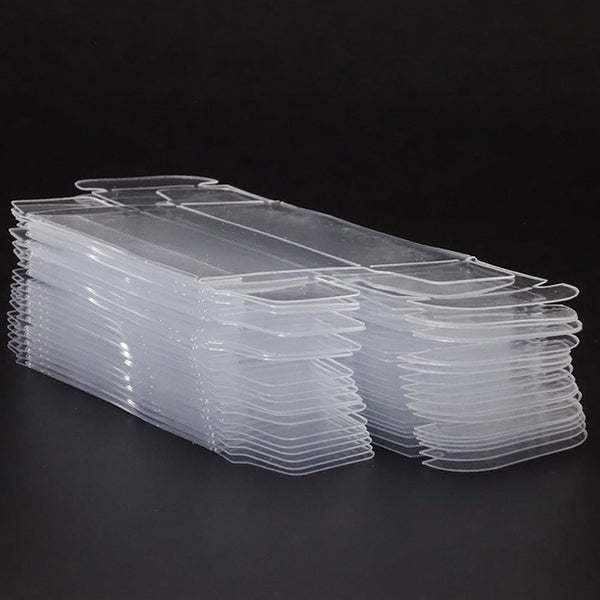 50 PCS 1/64 Scale Model Car Display Case, Transparent Toy Car Display Boxes for Hot Wheels and Matchbox Collectors