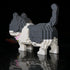 Myweyde 673Pcs) Black Cat Building Blocks, Micro Building Blocks Cats, Cute Animal Series Micro Mini Building Blocks