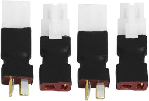 2 Pair ShareGoo Adapter, Compatible with Big Tamiya Style to T Style Plug for RC FPV Drone Car Truck