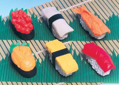 20 Assorted IWAKO Japanese Puzzle Erasers - Restaurant Food Collection (Randomly Selected)