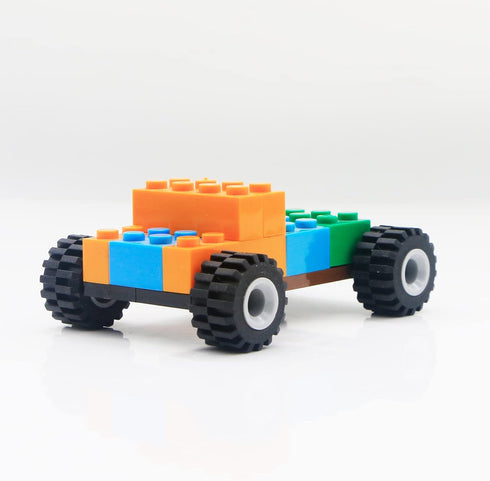 Tires Wheels and Axles Sets, 56 Pieces Brick Accessories for Classic Building Block Toys, Car Truck Wheels Parts