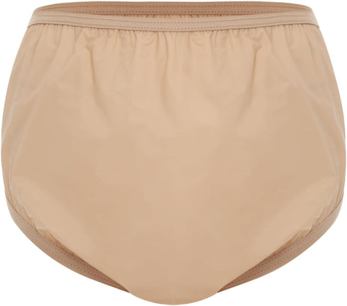 easyforever Adult Unisex 3 Pcs Waterproof Briefs Elastic Waistband Washable Leakproof Underwear