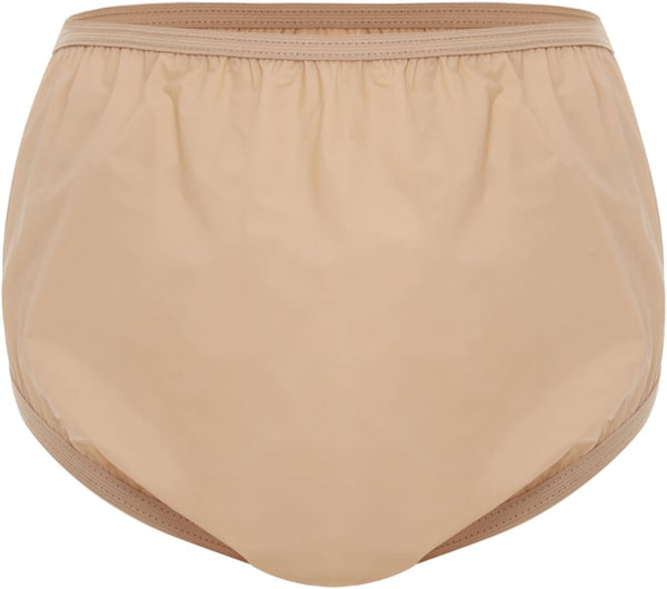 easyforever Adult Unisex 3 Pcs Waterproof Briefs Elastic Waistband Washable Leakproof Underwear