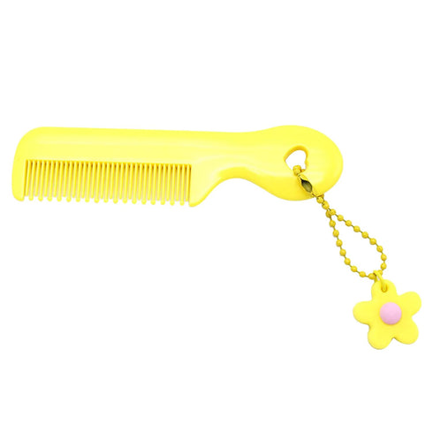 Yuly Set Mini Cute Comb For Baby Girl Boy Small Koran Cartoon Animal Floral Protable Hair Brushes Little Girl Kid Hair