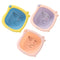 HOODANCOS 3pcs Face Bathtub Washbasin, Thickened Plastic Foldable Foot Basin with Cartoon Design,
