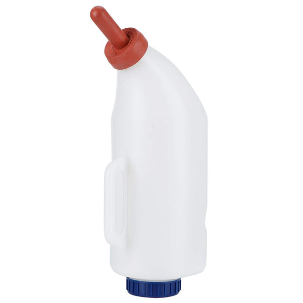 4L Calf Milk Bottle with Handle - Detachable Nipple Feeding Equipment for Livestock
