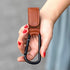 jojobasec Portable Stroller Hooks Adjustable PU Leather Clip Your Purse Shopping Diaper Bags on Pram
