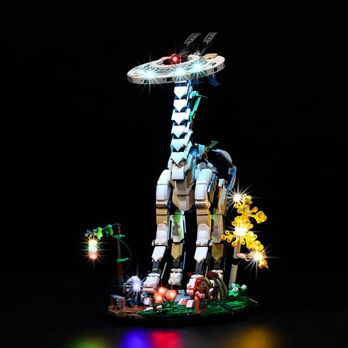 Kyglaring LED Lighting Kit for Lego Horizon Forbidden West: Tallneck 76989 Model Building Set - Classic Version (No