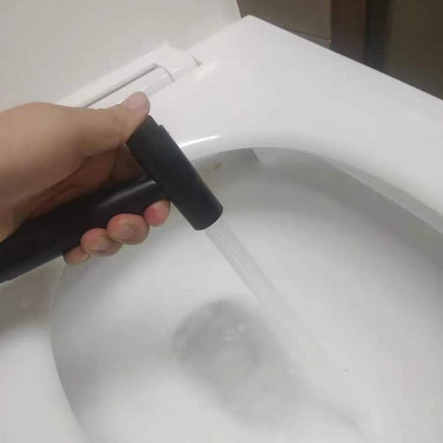 PDOLIGBDN Bidet Sprayer Head Black Shower Faucet Bidet Cloth Diaper Sprayer for Toilet Toilet Shower Head Black