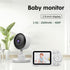 Winnes 2.8'' 2.4 2X/4X,No Screen,6 Baby Monitor with Camera LCD Screen Video Baby Monitor GHz Temperature Sensor VOX